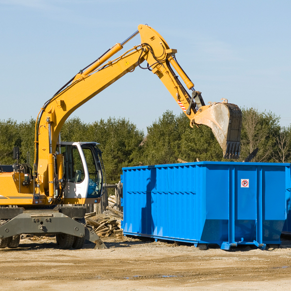 can i choose the location where the residential dumpster will be placed in Tad